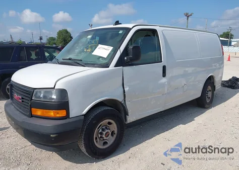 2019 GMC Savana 2500 Work Van z USA, uszkodzony, nr VIN 1GTW7AFP9K1332676